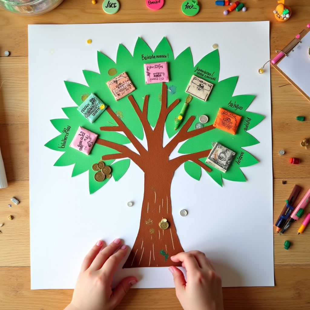 Piggy bank and goals activity